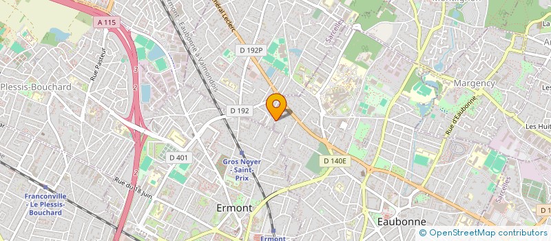 localisation de l'entreprise SAS CHANA & CO à EAUBONNE