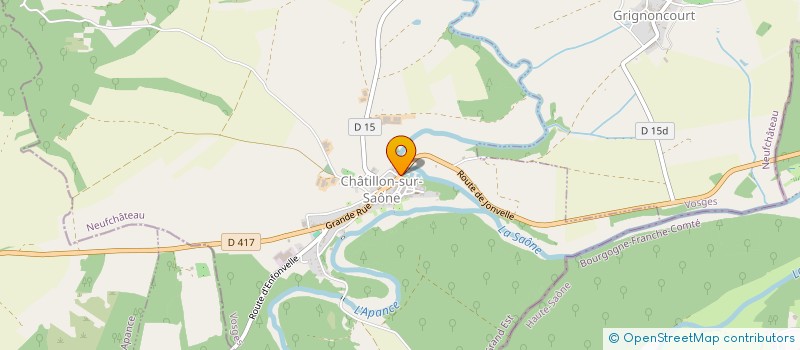 localisation de l'entreprise SAS CHANOT NRJ  REGNEVELLE