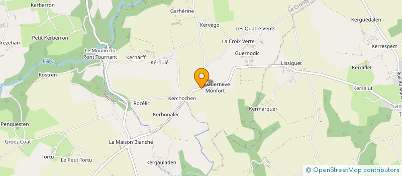 localisation de l'entreprise SAS CHANTEMERLE ENERGIE  LE CROISTY