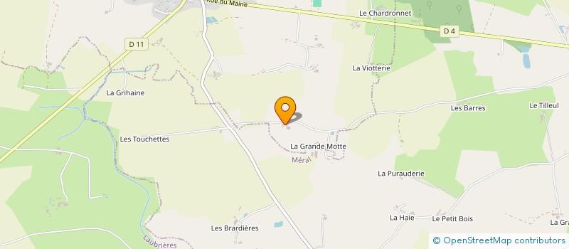 localisation de l'entreprise SAS CHANTEUX  CUILLE