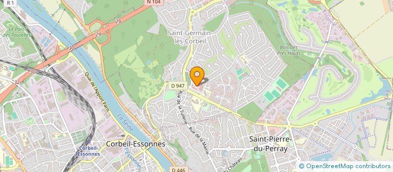 localisation de l'entreprise SAS CHANVRE A AIR  SAINT-GERMAIN-LES-CORBEIL