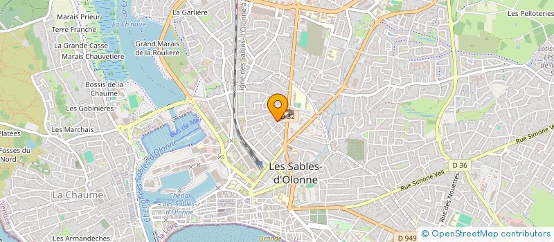 localisation de l'entreprise SAS CHAPELLES ARTIGUES à LES SABLES D'OLONNE