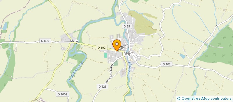 localisation de l'entreprise SAS CHAPOT à BELPECH