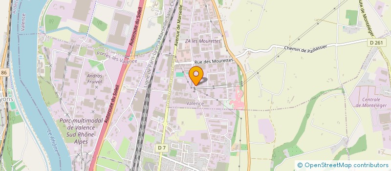 localisation de l'entreprise SAS CHARPAIL à VALENCE