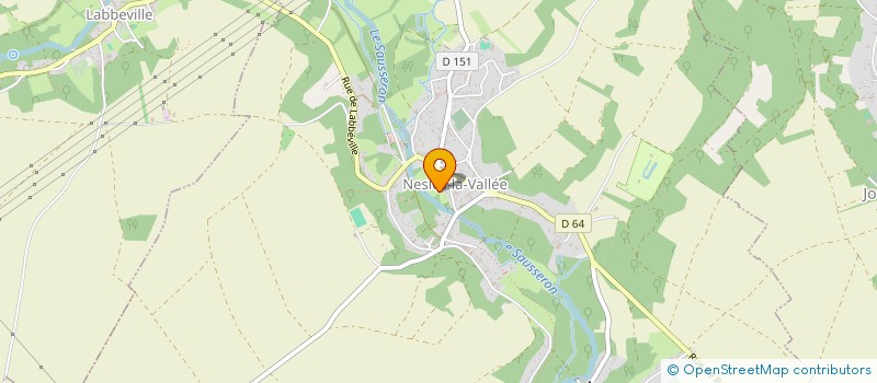 localisation de l'entreprise SAS CHARPANTIER  NESLES-LA-VALLEE