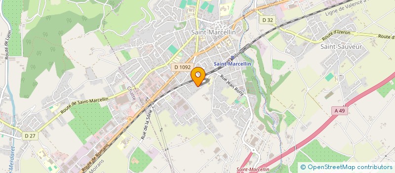 localisation de l'entreprise SAS CHARPENTE PEREIRA PERE & FILS à SAINT-MARCELLIN