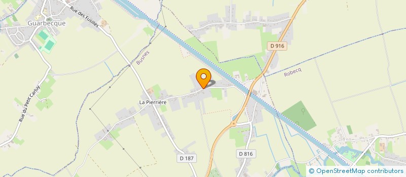 localisation de l'entreprise SAS CHARPENTIER  BUSNES