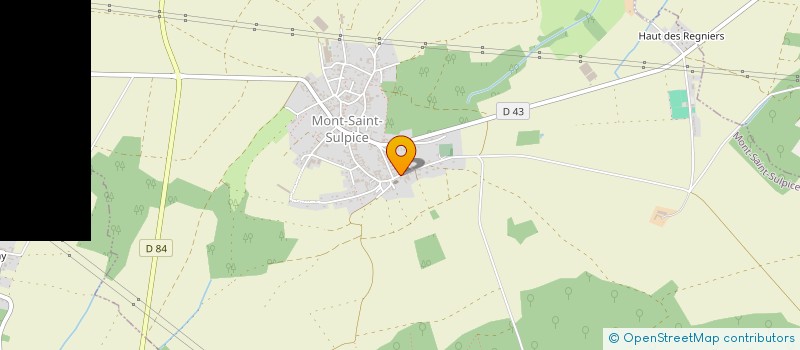 localisation de l'entreprise SAS CHARPENTIER VIVIEN  MONT-SAINT-SULPICE