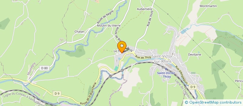 localisation de l'entreprise SAS CHARTIER NEGOCE  SAINT-VICTOR-SUR-RHINS