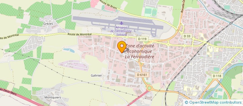 localisation de l'entreprise SAS CHASSE PECHE PASSION à CARCASSONNE