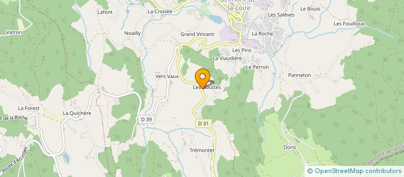 localisation de l'entreprise SAS CHASSIGNOL CHARLES à BELMONT-DE-LA-LOIRE
