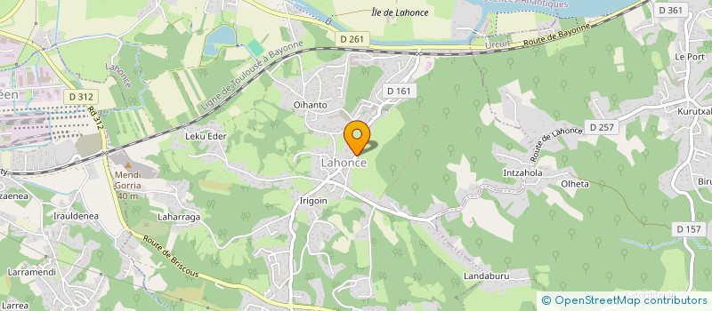 localisation de l'entreprise SAS CHATEAU D'ARCANGUES  LAHONCE