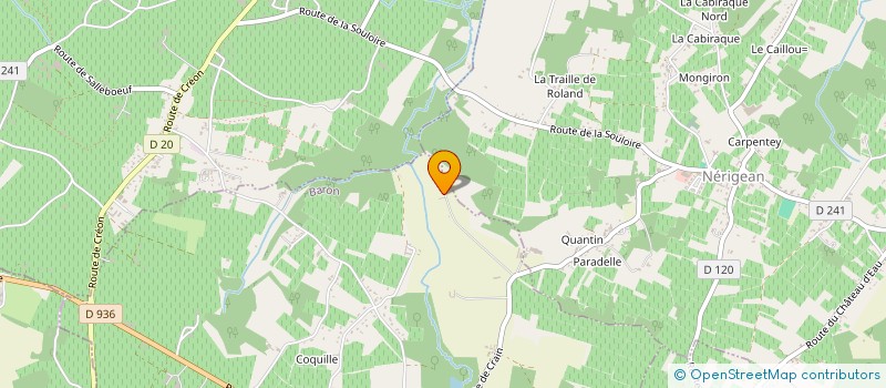 localisation de l'entreprise SAS CHATEAU DE CRAIN  BARON