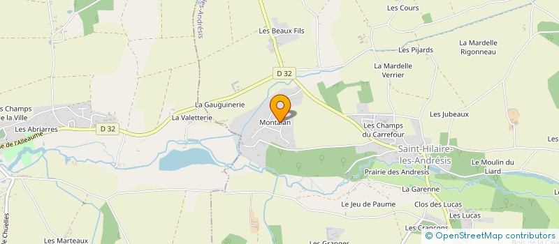 localisation de l'entreprise SAS CHATEAU DE MONTALAN à SAINT-HILAIRE-LES-ANDRESIS
