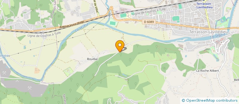 localisation de l'entreprise SAS CHATEAU GAUBERT  TERRASSON-LAVILLEDIEU