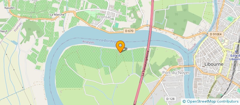 localisation de l'entreprise SAS CHATEAU LA CAPELLE  ARVEYRES