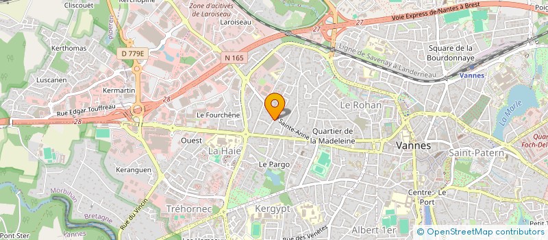 localisation de l'entreprise SAS CHATEL à VANNES