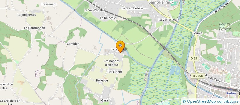 localisation de l'entreprise SAS CHAUCHAIX  SAINT-JEAN-LA-POTERIE