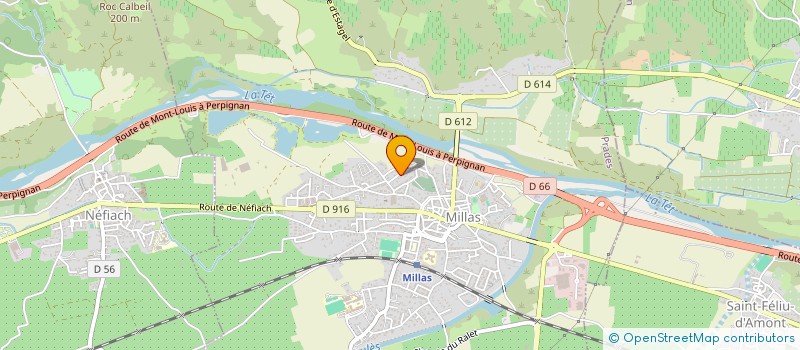 localisation de l'entreprise SAS CHAVE MARC à MILLAS