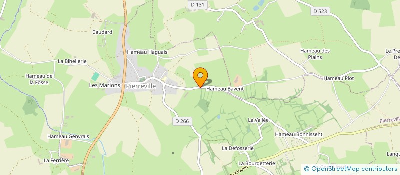 localisation de l'entreprise SAS CHAVENA  PIERREVILLE