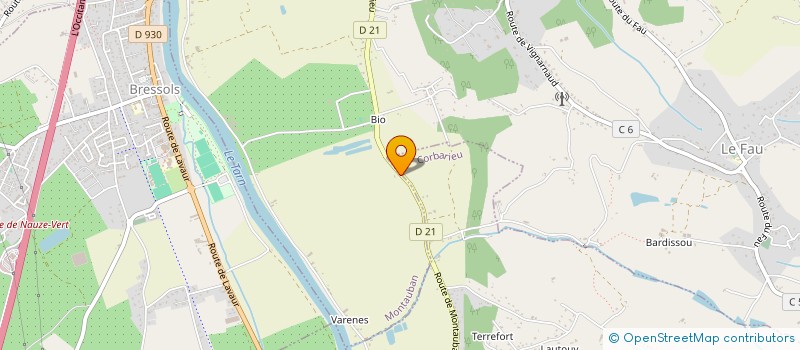 localisation de l'entreprise SAS CHAVES BATIMENT  MONTAUBAN