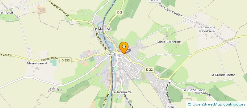 localisation de l'entreprise SAS CHEFDEVILLE-COIFFIER  VAL-DE-SCIE