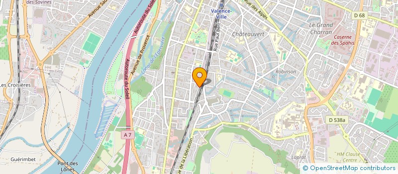 localisation de l'entreprise SAS CHEMIN DE L HAYE  VALENCE