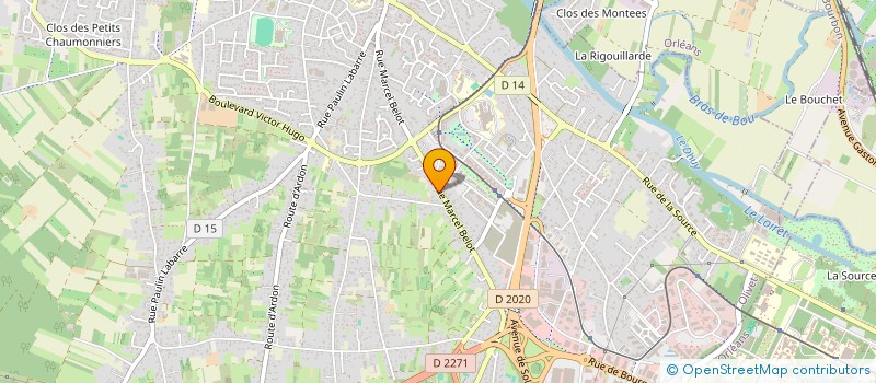 localisation de l'entreprise SAS CHENAULT JEAN-MICHEL  OLIVET