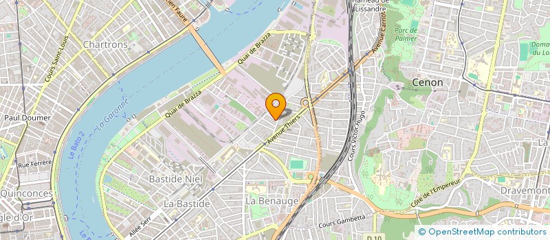 localisation de l'entreprise SAS CHERIF GARIDA - GROUPE ALEXANDRE  BORDEAUX