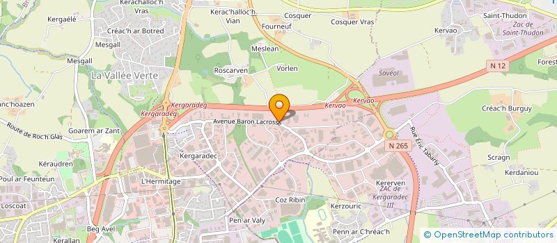 localisation de l'entreprise SAS CHEZ GEORGES à BREST