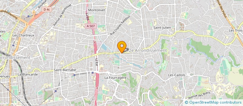 localisation de l'entreprise SAS CHEZ MARCO  MARSEILLE