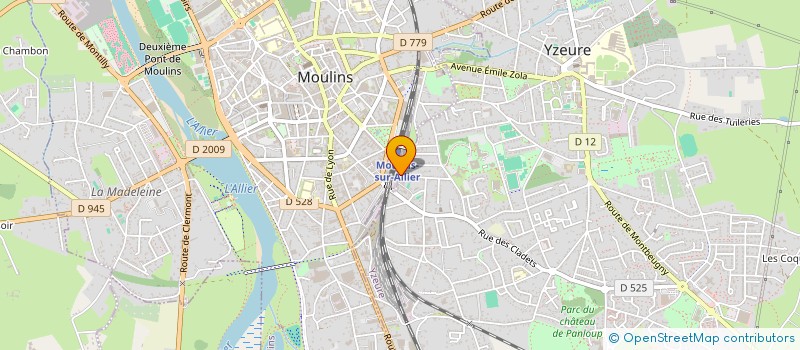 localisation de l'entreprise SAS CHEZ TITOU à YZEURE