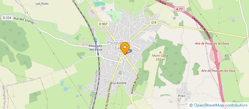 localisation de l'entreprise SAS CHEZ TOMMY ET SANDRINE à POUGUES-LES-EAUX