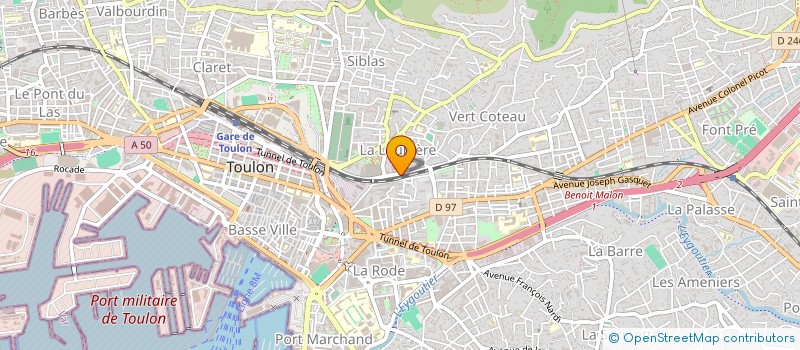 localisation de l'entreprise SAS CHI HAI à TOULON