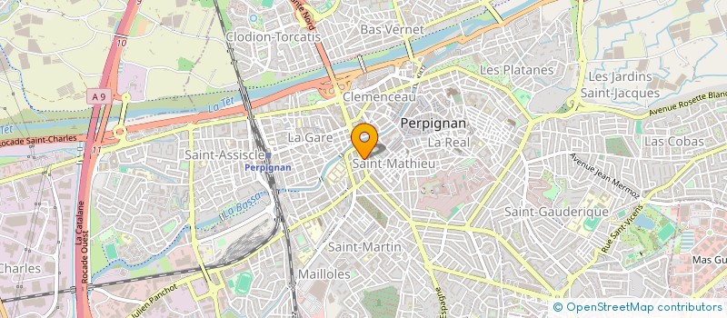 localisation de l'entreprise SAS CHIMON  PERPIGNAN