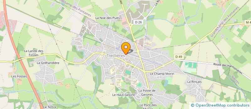 localisation de l'entreprise SAS CHLE à TREILLIERES