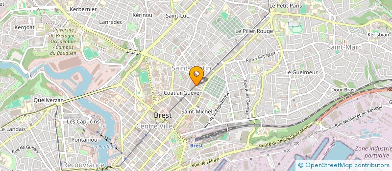 localisation de l'entreprise SAS CHOPINEAU à BREST
