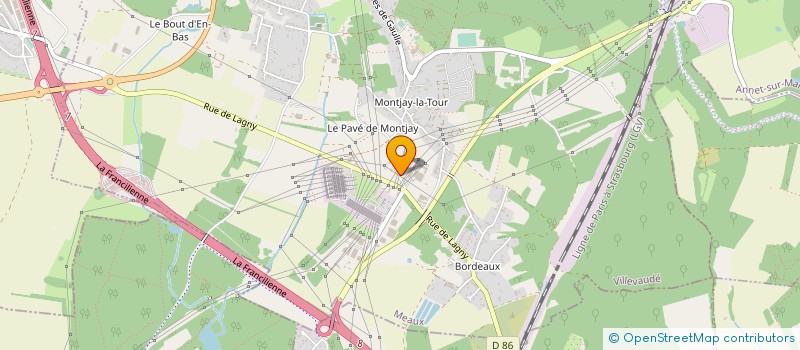 localisation de l'entreprise SAS CHOUL MATOS  VILLEVAUDE