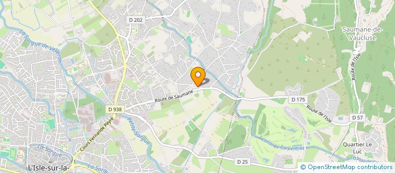 localisation de l'entreprise SAS CHRISTIAN MULTI-SERVICES à L'ISLE-SUR-LA-SORGUE