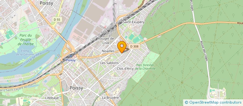 localisation de l'entreprise SAS CHRISTIENCE  POISSY