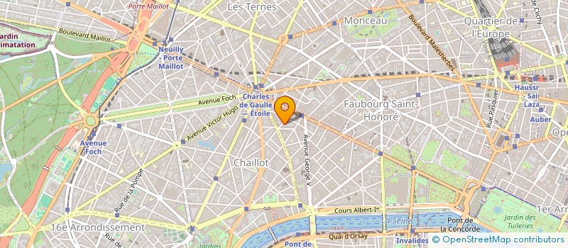 localisation de l'entreprise SAS CHRISTOPHE DE BERENAS à PARIS