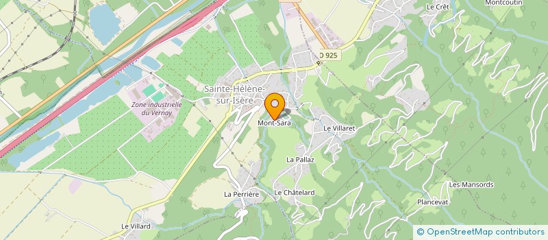localisation de l'entreprise SAS CHRISTOPHE MOTTIER à SAINTE-HELENE-SUR-ISERE