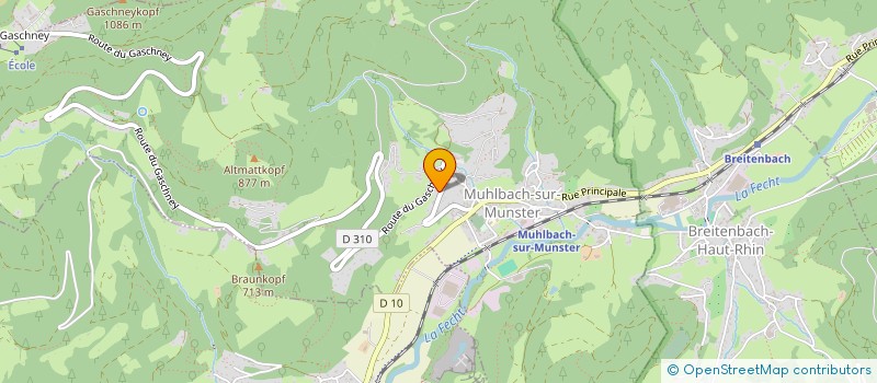 localisation de l'entreprise SAS CIM à MUHLBACH-SUR-MUNSTER