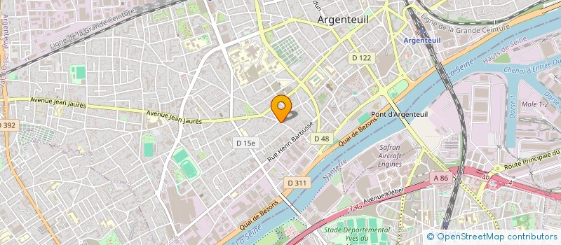 localisation de l'entreprise SAS CIP  ARGENTEUIL