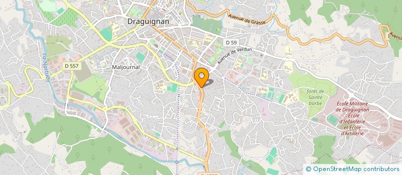 localisation de l'entreprise SAS CIT  DRAGUIGNAN