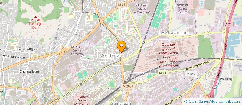 localisation de l'entreprise SAS CITE DU MOUVEMENT  CLERMONT-FERRAND