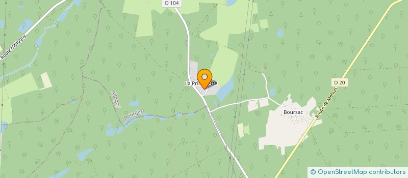 localisation de l'entreprise SAS CJ TAXIS  ALLOGNY