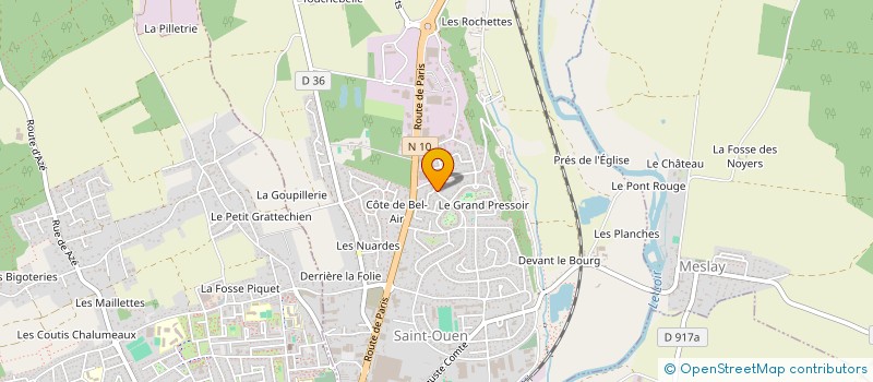 localisation de l'entreprise SAS CJDS  SAINT-OUEN