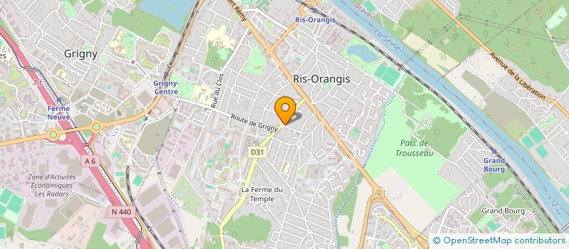 localisation de l'entreprise SAS CKBS  RIS-ORANGIS