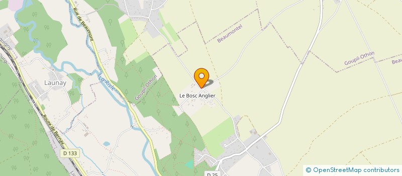 localisation de l'entreprise SAS CL HERVIEU à BEAUMONTEL